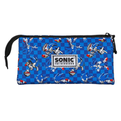 Estojo Escolar tripo Sonic - Papelaria Encantada