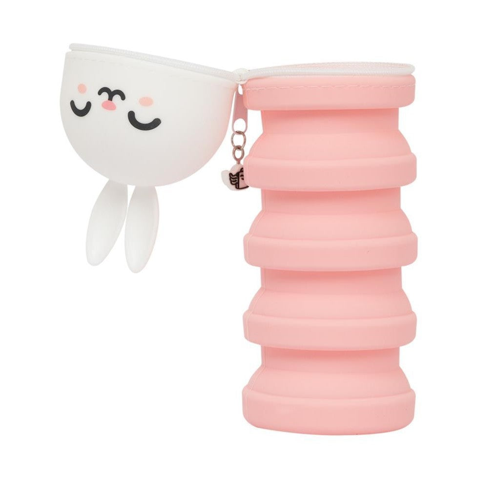 Estojo extensível de silicone - Coelho - Mr. Wonderful - Papelaria Encantada