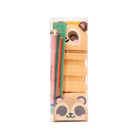 Estojo Extensível e Silicone - Suricata - Mr. Wonderful - Papelaria Encantada