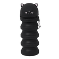 Estojo extensível em silicone - Gato preto Mr Wonderful - Papelaria Encantada