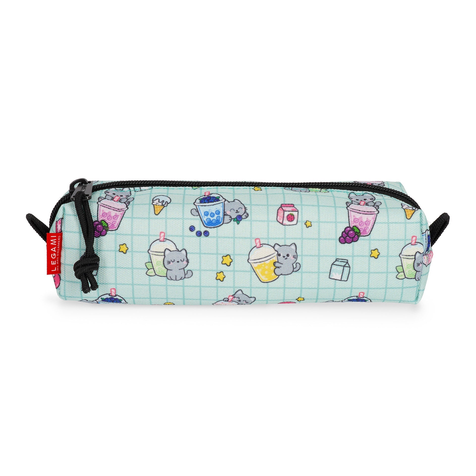 Estojo Legami - Gato Bubble Tea - Papelaria Encantada