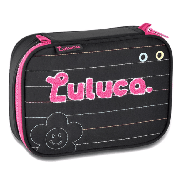 Estojo Luluca Preto - Papelaria Encantada