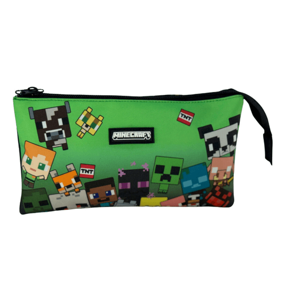 Estojo Minecraft Tripo - Papelaria Encantada