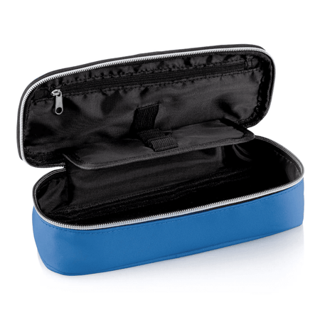 Estojo Oval Azul - Papelaria Encantada