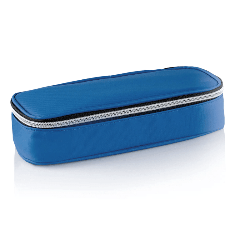 Estojo Oval Azul - Papelaria Encantada