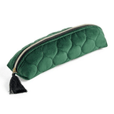 Estojo Oval Miquelrius em Pelo Almofadado Highland Days - Verde - Papelaria Encantada