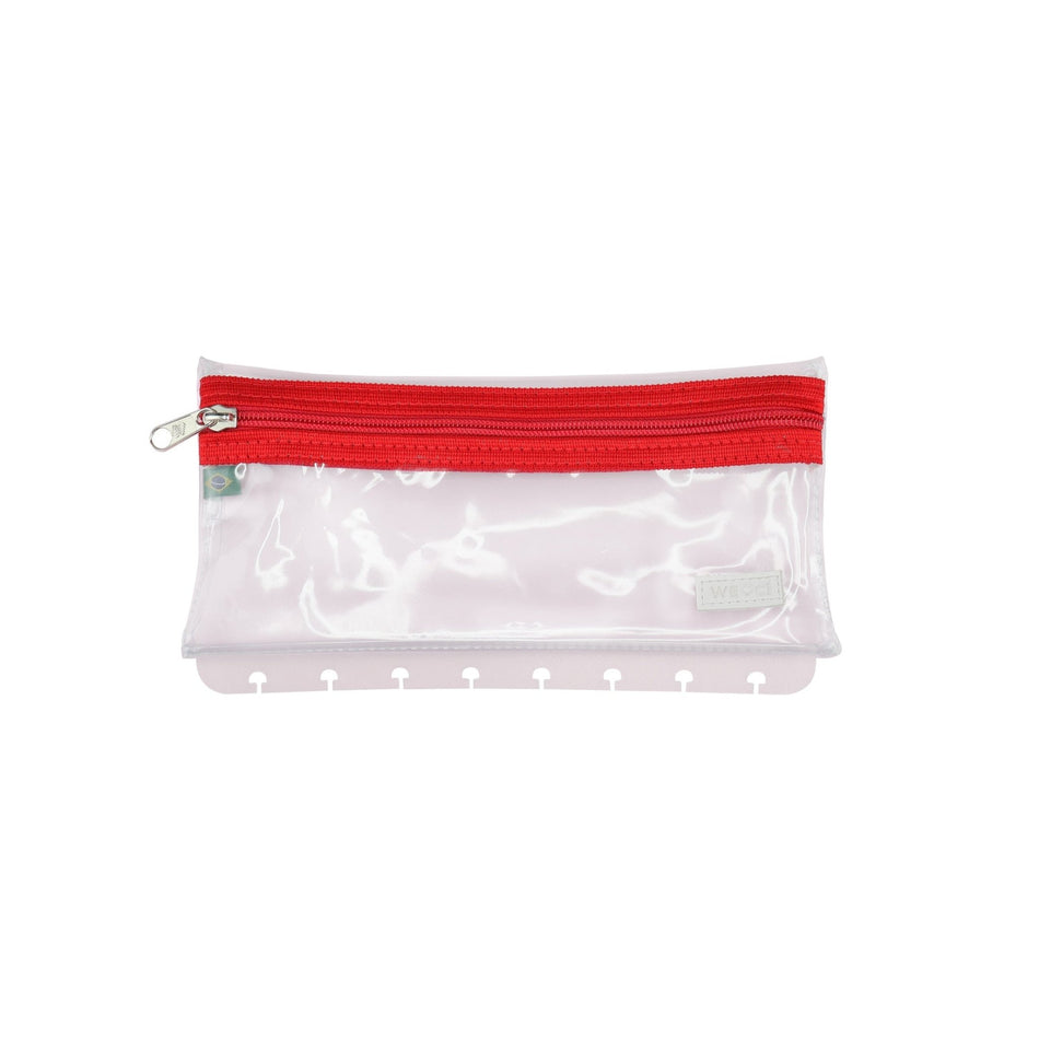 Estojo para caderno inteligente crystal vermelho - Papelaria Encantada