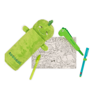 Estojo para lápis - super macio Dino de pelucia Legami - Papelaria Encantada