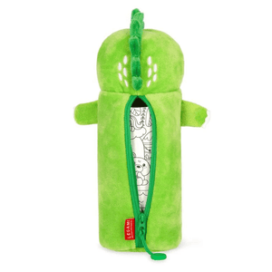 Estojo para lápis - super macio Dino de pelucia Legami - Papelaria Encantada