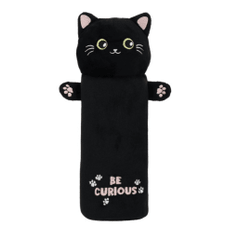 Estojo para lápis - super macio Gato de pelucia Legami - Papelaria Encantada