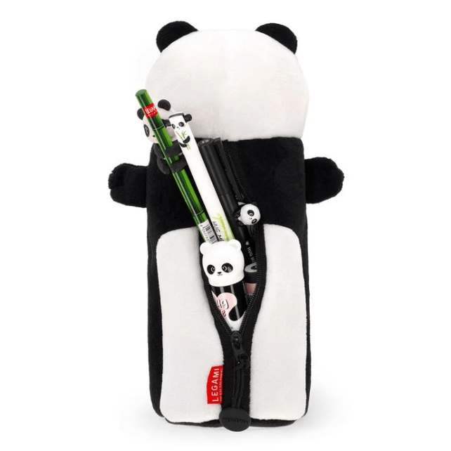 Estojo para lápis - super macio Panda de pelucia Legami - Papelaria Encantada