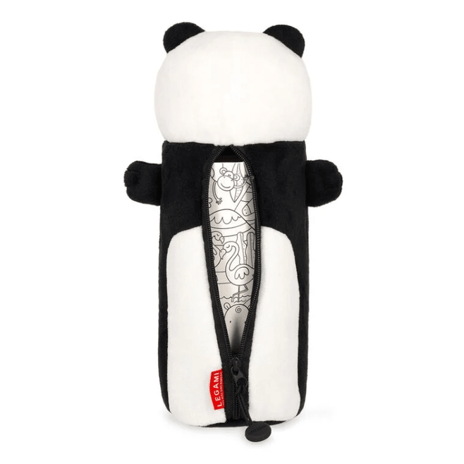 Estojo para lápis - super macio Panda de pelucia Legami - Papelaria Encantada