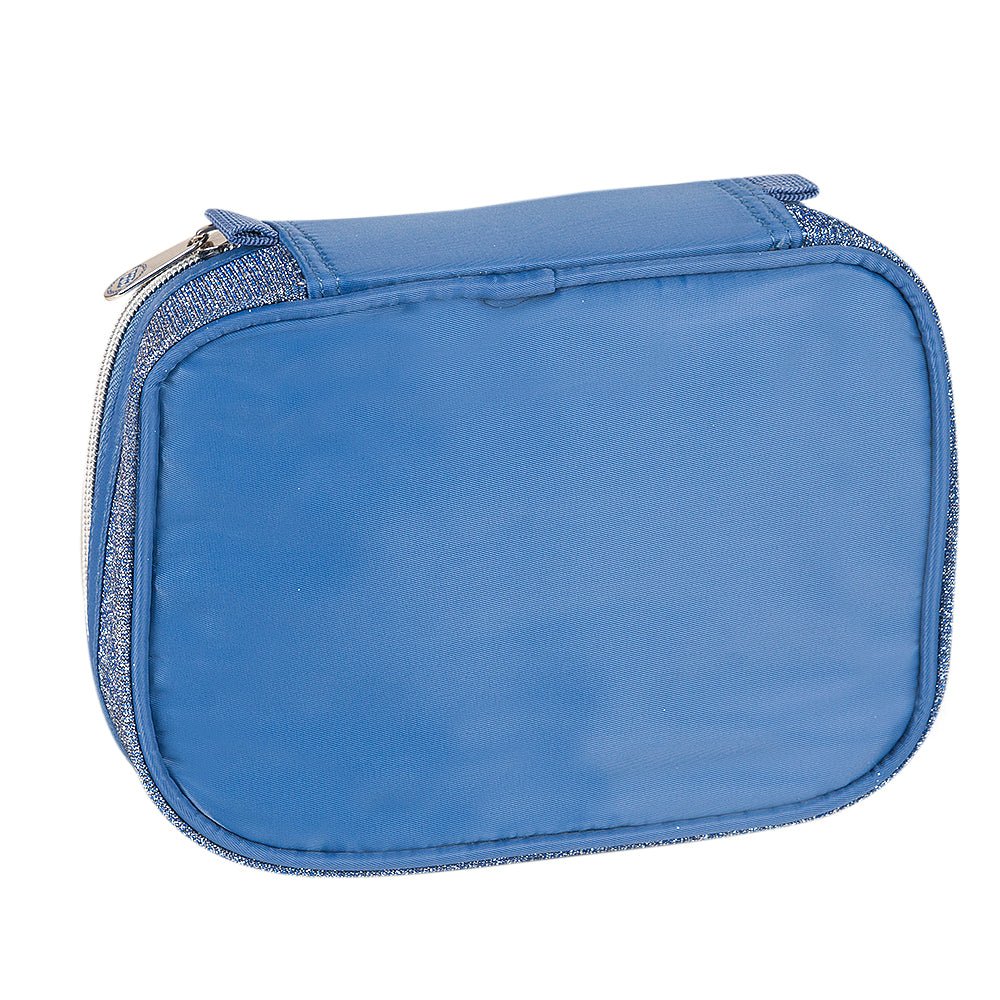 Estojo Rebecca bonbon 22cm Azul Brilhante - Papelaria Encantada