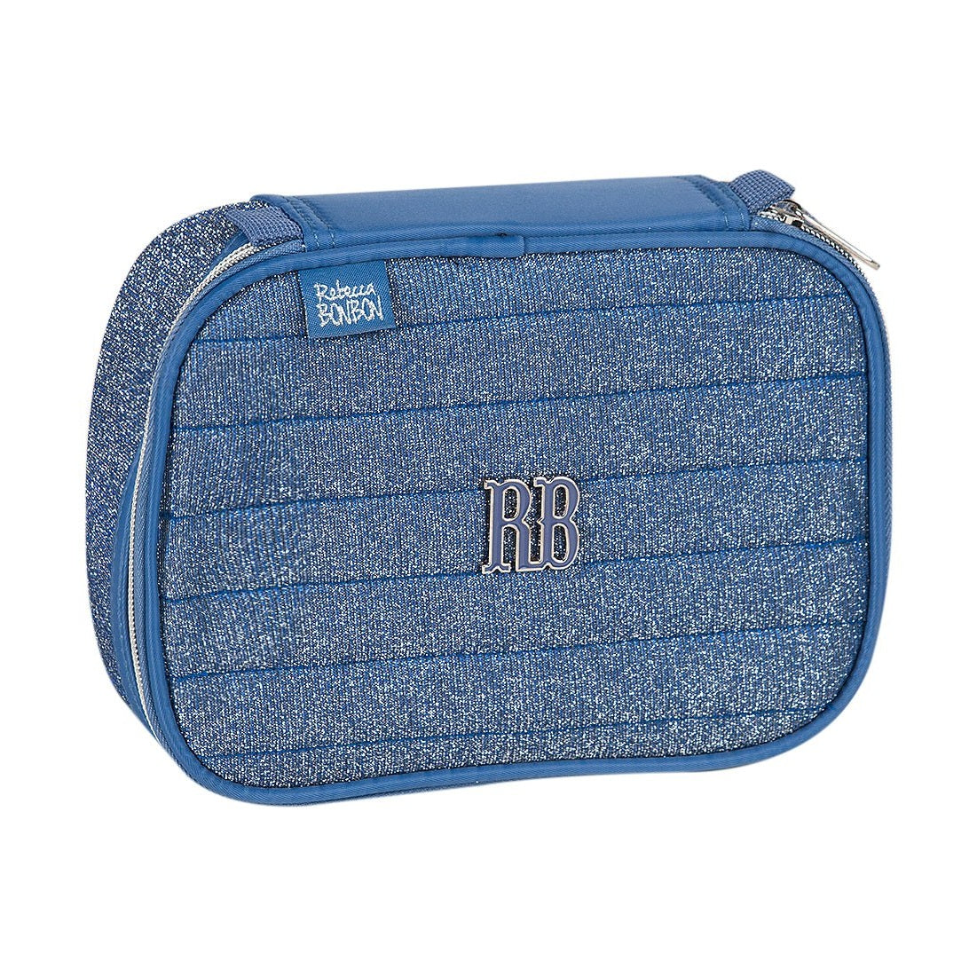 Estojo Rebecca bonbon 22cm Azul Brilhante - Papelaria Encantada