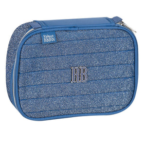 Estojo Rebecca bonbon 22cm Azul Brilhante - Papelaria Encantada