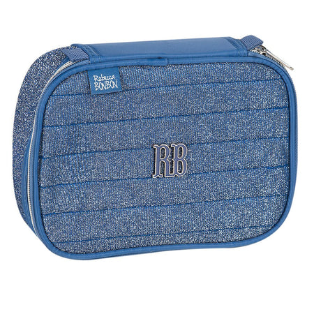 Estojo Rebecca bonbon 22cm Azul Brilhante - Papelaria Encantada