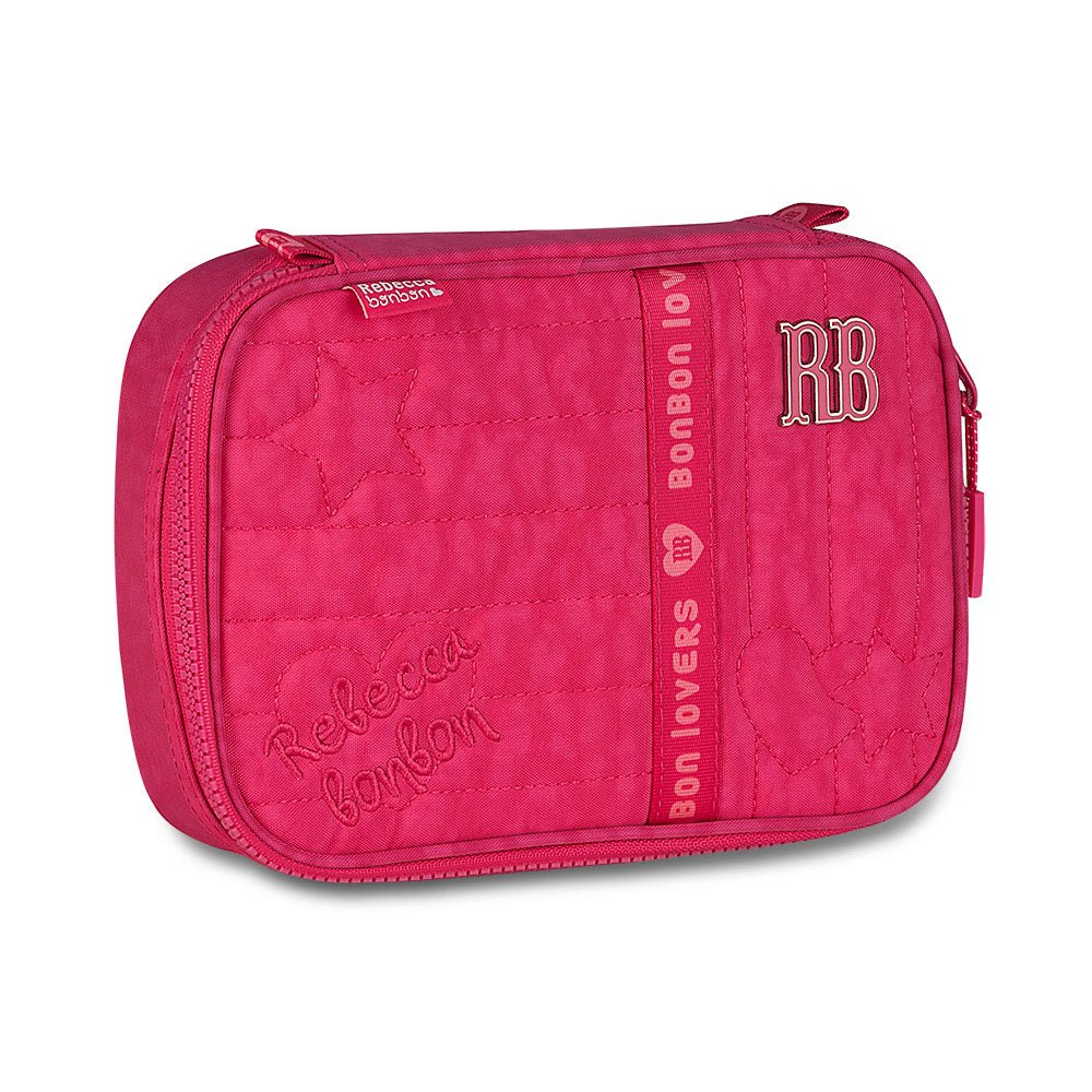 Estojo Rebecca bonbon Rosa - Papelaria Encantada