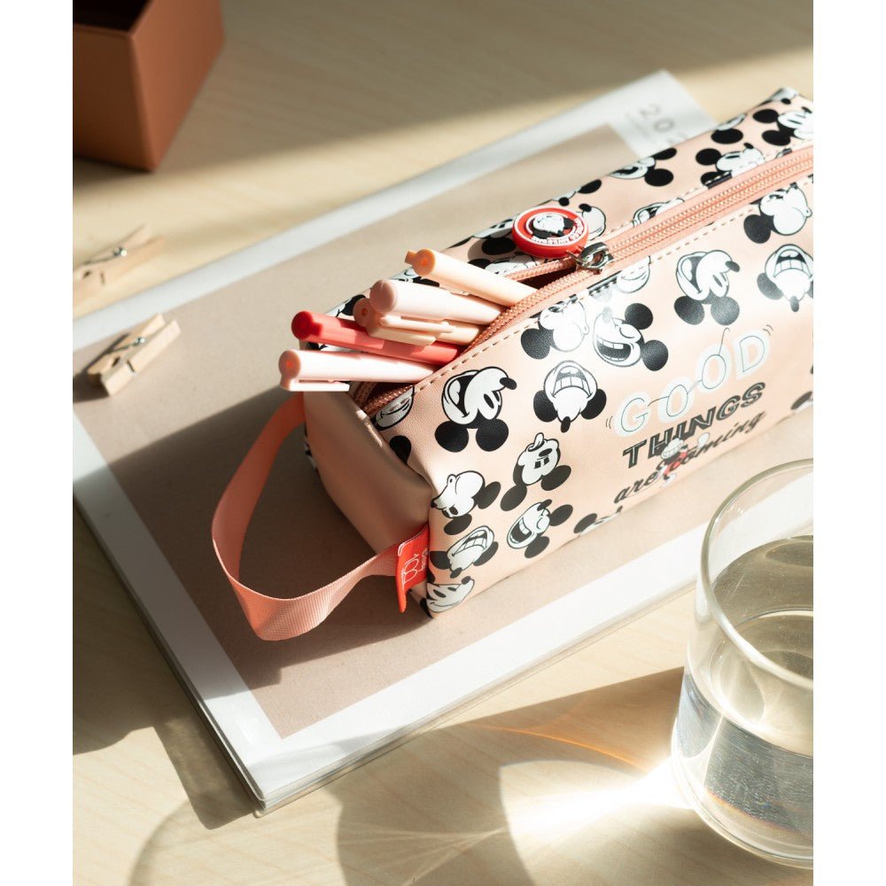 Estojo Rectangular Disney Mickey 100 Aniversário - Papelaria Encantada