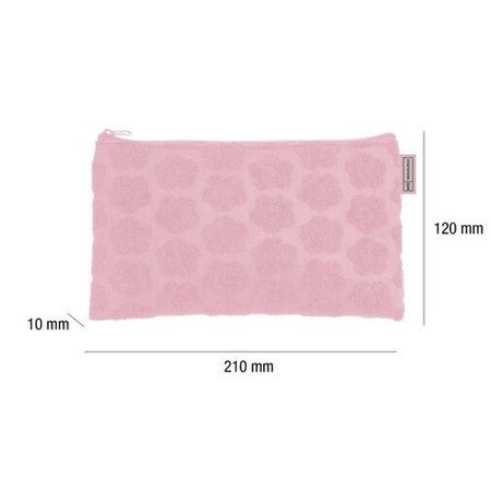 Estojo Retangular Miquelrius Pano Peluche Boho Essence - Rosa - Papelaria Encantada