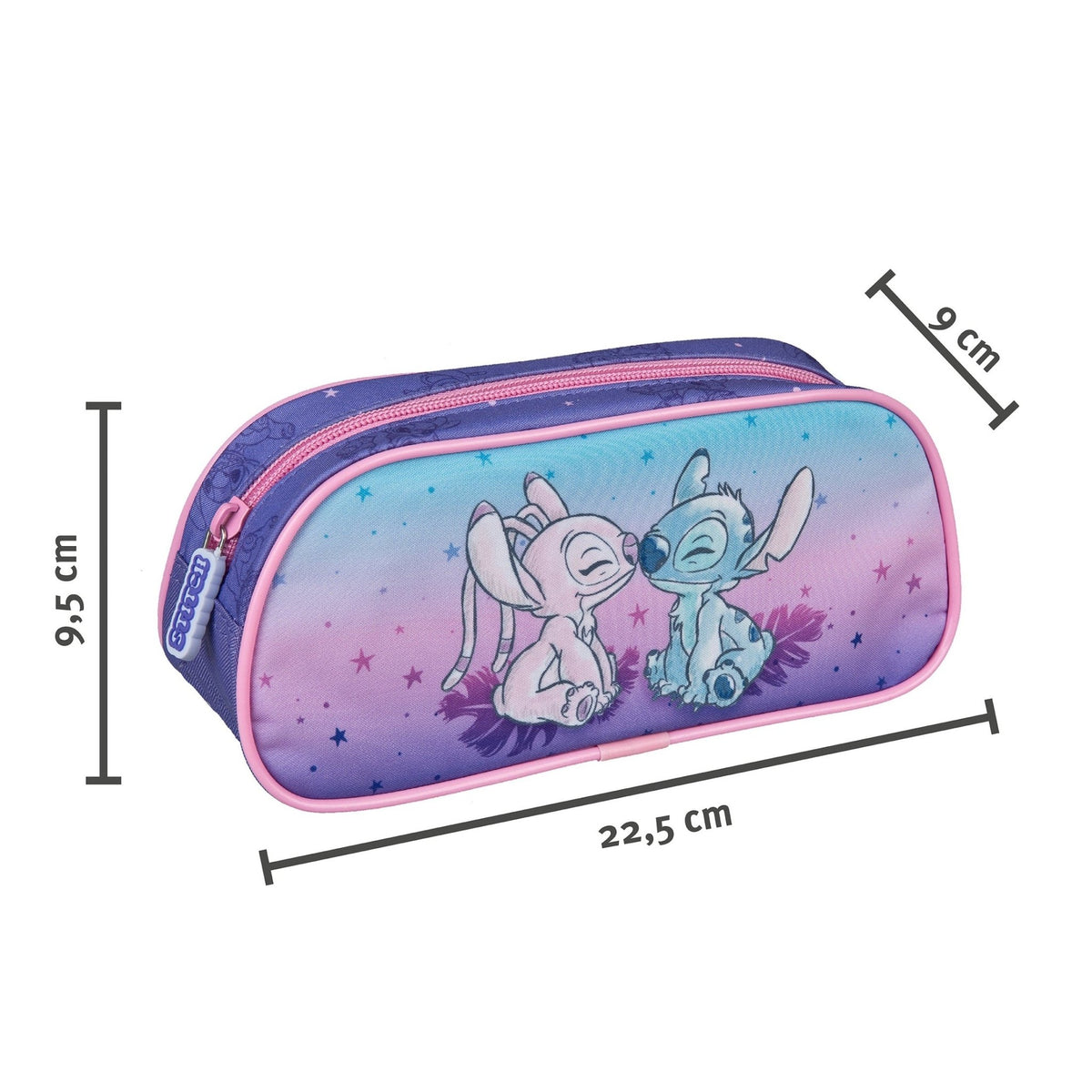 Estojo Stitch rectangular - Papelaria Encantada