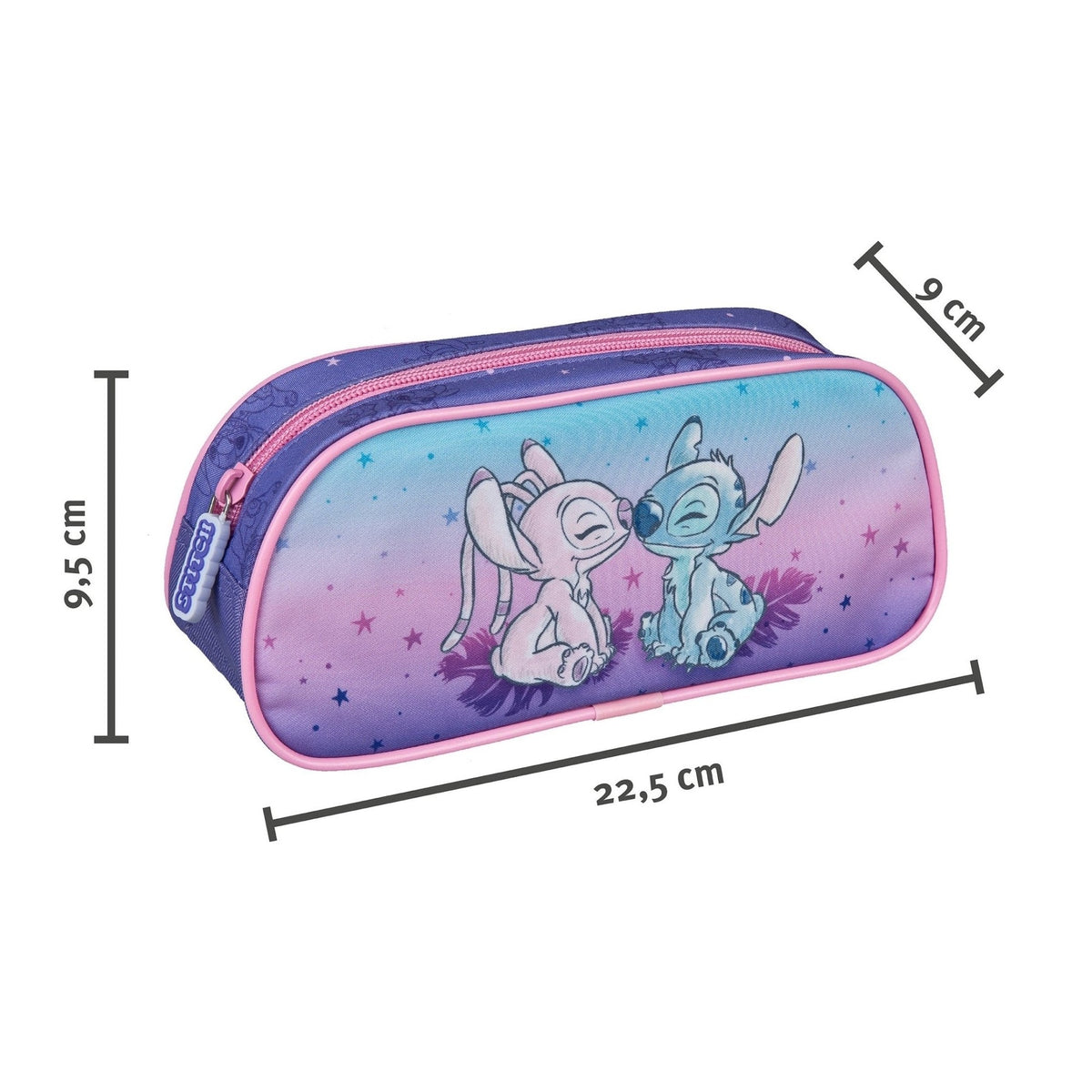 Estojo Stitch rectangular - Papelaria Encantada