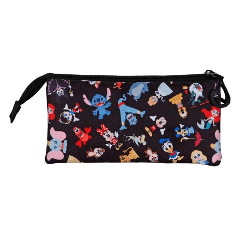 Estojo triplo Disney 100 anos - Papelaria Encantada