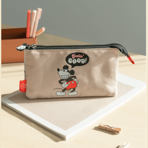 Estojo triplo Disney Mickey - Papelaria Encantada