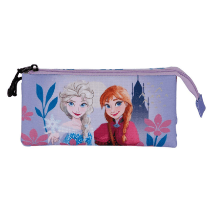 Estojo triplo Frozen - Papelaria Encantada