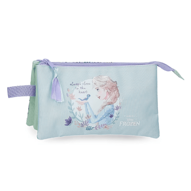 Estojo triplo Frozen - Papelaria Encantada