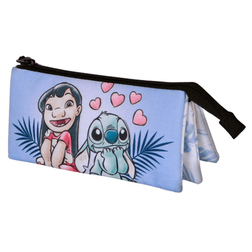Estojo triplo Lilo & Stitch - Papelaria Encantada