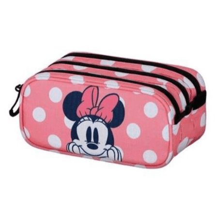 Estojo triplo Minnie - Papelaria Encantada