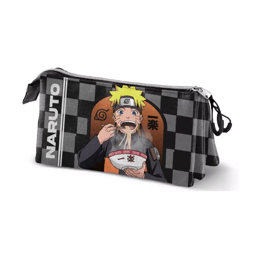 Estojo triplo Naruto - Papelaria Encantada