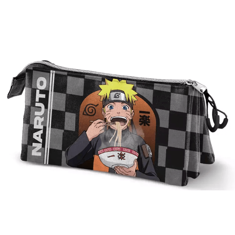 Estojo triplo Naruto - Papelaria Encantada