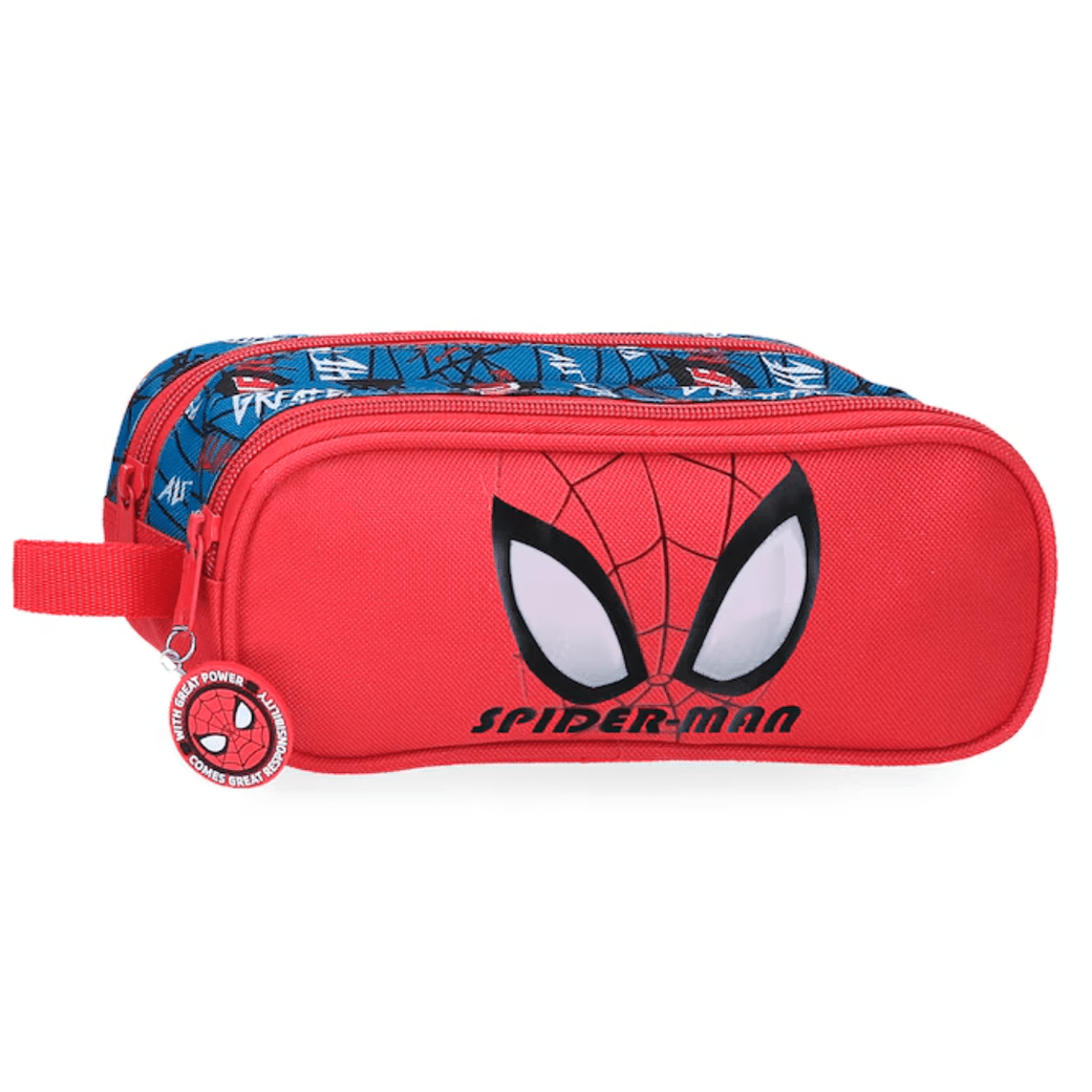 Estojo triplo Spiderman duplo - Papelaria Encantada