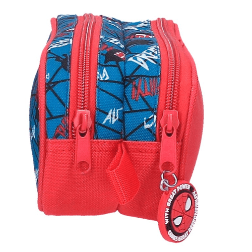 Estojo triplo Spiderman duplo - Papelaria Encantada