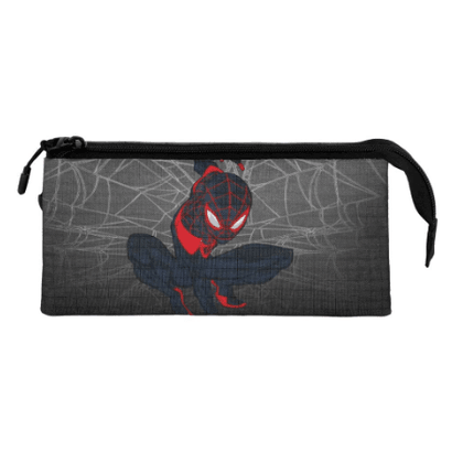 Estojo triplo spiderman spin - Papelaria Encantada