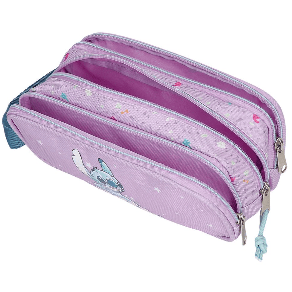 Estojo triplo Stitch lovely - Papelaria Encantada