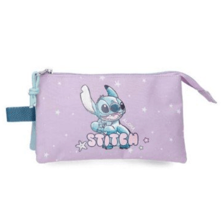 Estojo triplo Stitch Lovely - Papelaria Encantada