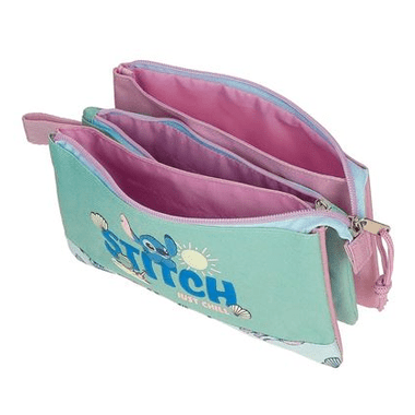 Estojo Tripo Stitch Just Chill - Papelaria Encantada