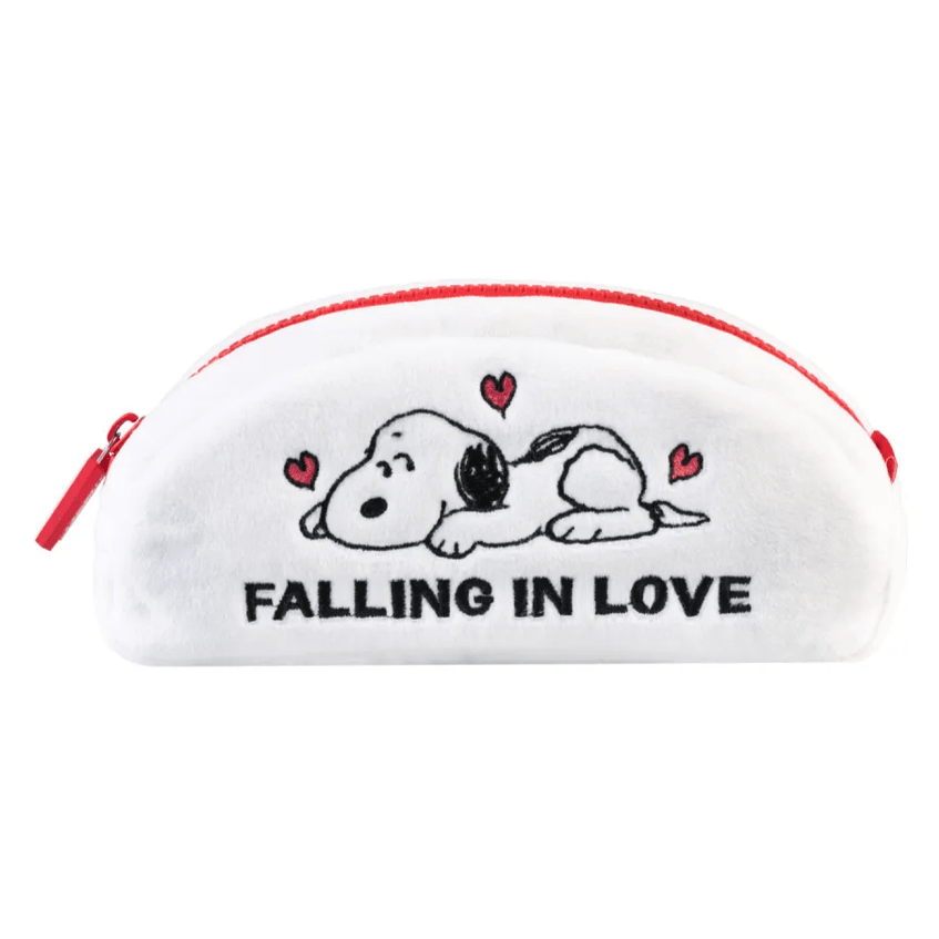 Estojo veludo Snoopy - Papelaria Encantada