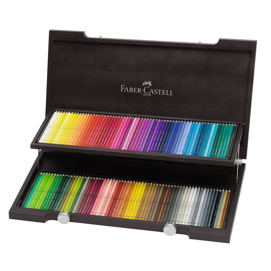 Estojo de Madeira Faber-Castell Albrecht Dürer – 120 Lápis Aguareláveis