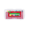 Lápis de cera Faber-Castell Jumbo triangular 12 cores em caixa