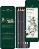 Graphite Aquarelle — conjunto de 5 lápis Faber-Castell