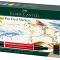 Pitt Artist Pen — conjuntos de marcadores de ponta dupla Faber-Castell