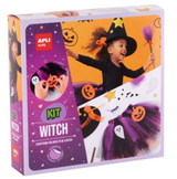 Fantasia de Bruxa APLI Kids — kit criativo de Halloween para montar e decorar