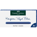 Cartuchos de tinta longos - 5 unidades Faber-Castell - Azul
