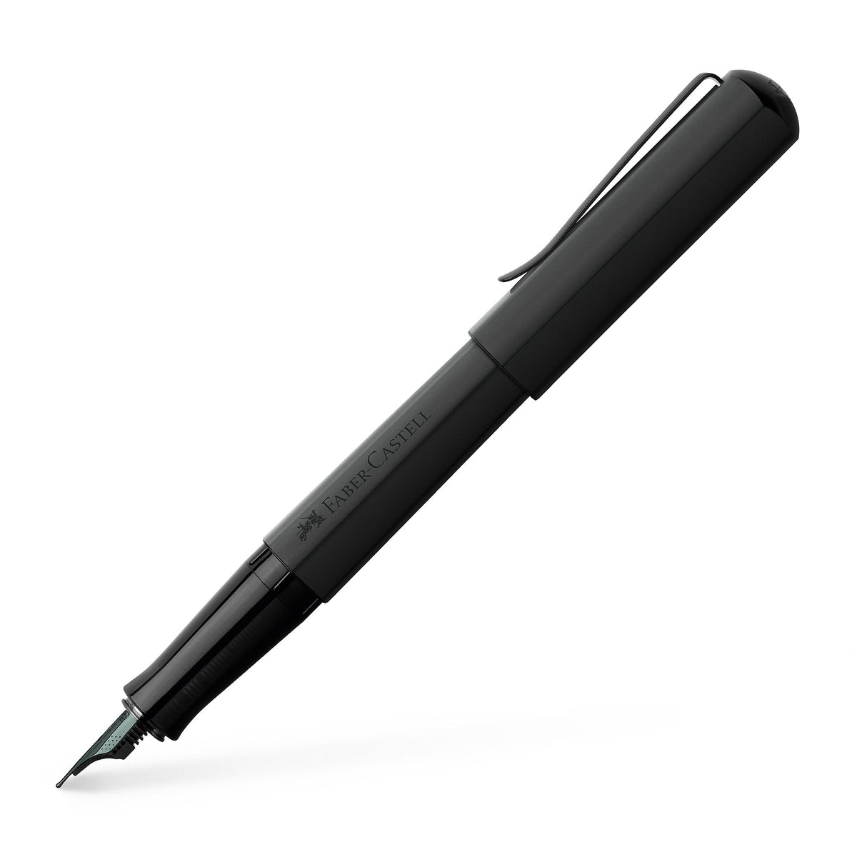 Caneta de aparo Faber-Castell Hexo - Preto mate