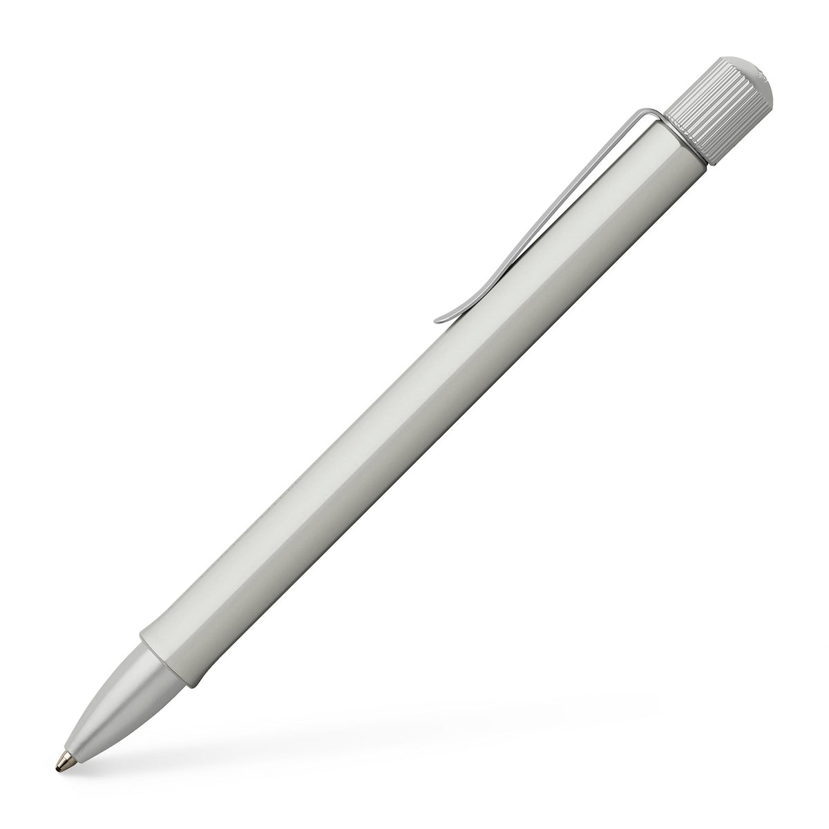 Esferográfica Faber-Castell Hexo - Prateado mate