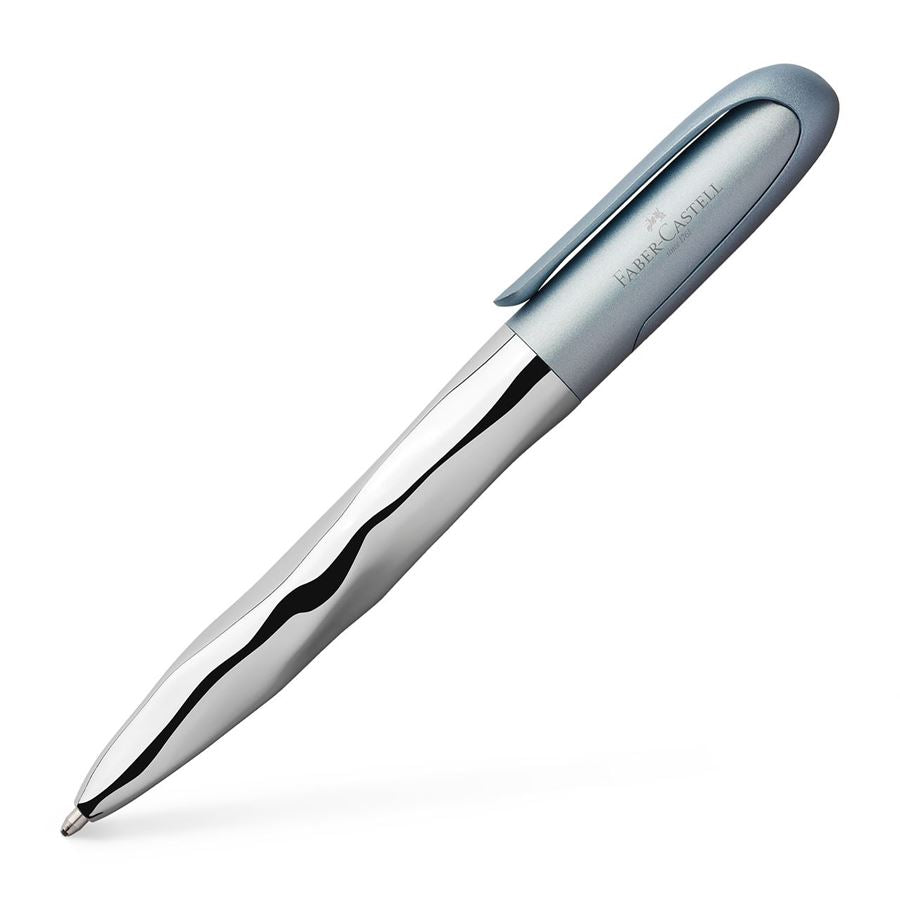 Esferográfica Faber-Castell N'ice - Azul claro metálico