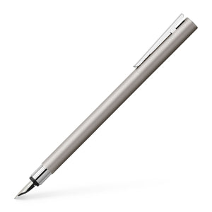 Caneta de aparo Faber-Castell Neo Slim - Aço mate